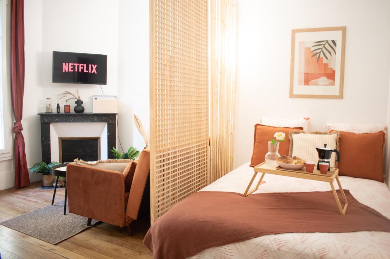 Cosy Et Comfort Studio Equipe A Clichy 5 Min Metro المظهر الخارجي الصورة